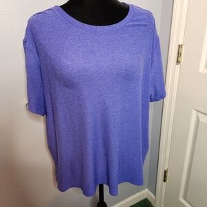 Athletic Works Size XXL(20) Purple Short Sleeve Shirt